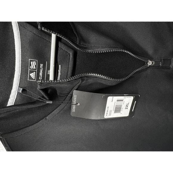Jack Daniels Adidas Climalite 1/4 Zip Golf Jacket Make It Count 2XL New W Tags - Picture 2 of 4